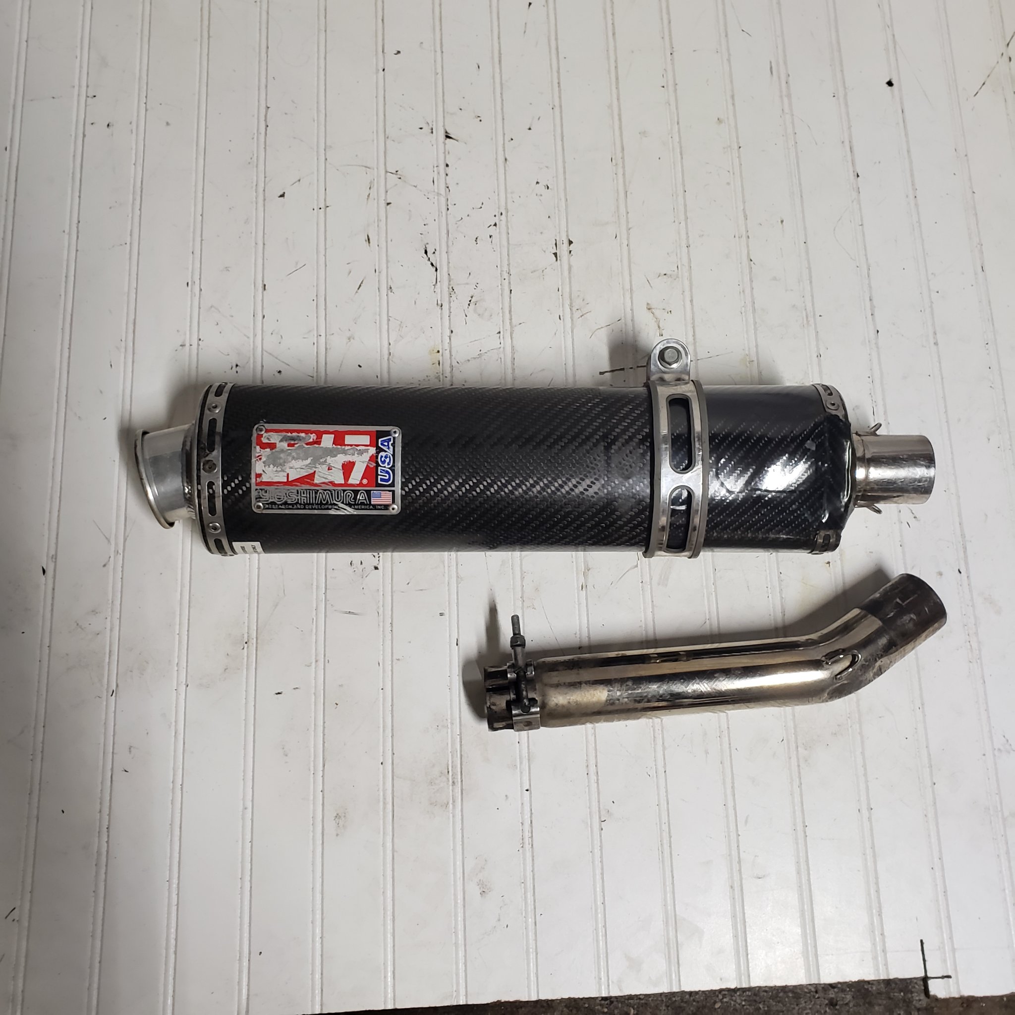 2001 YAMAHA YZF600R YOSHIMURA EXHAUST MUFFLER SILENCER SLIP ON 5AH-14710-10-00